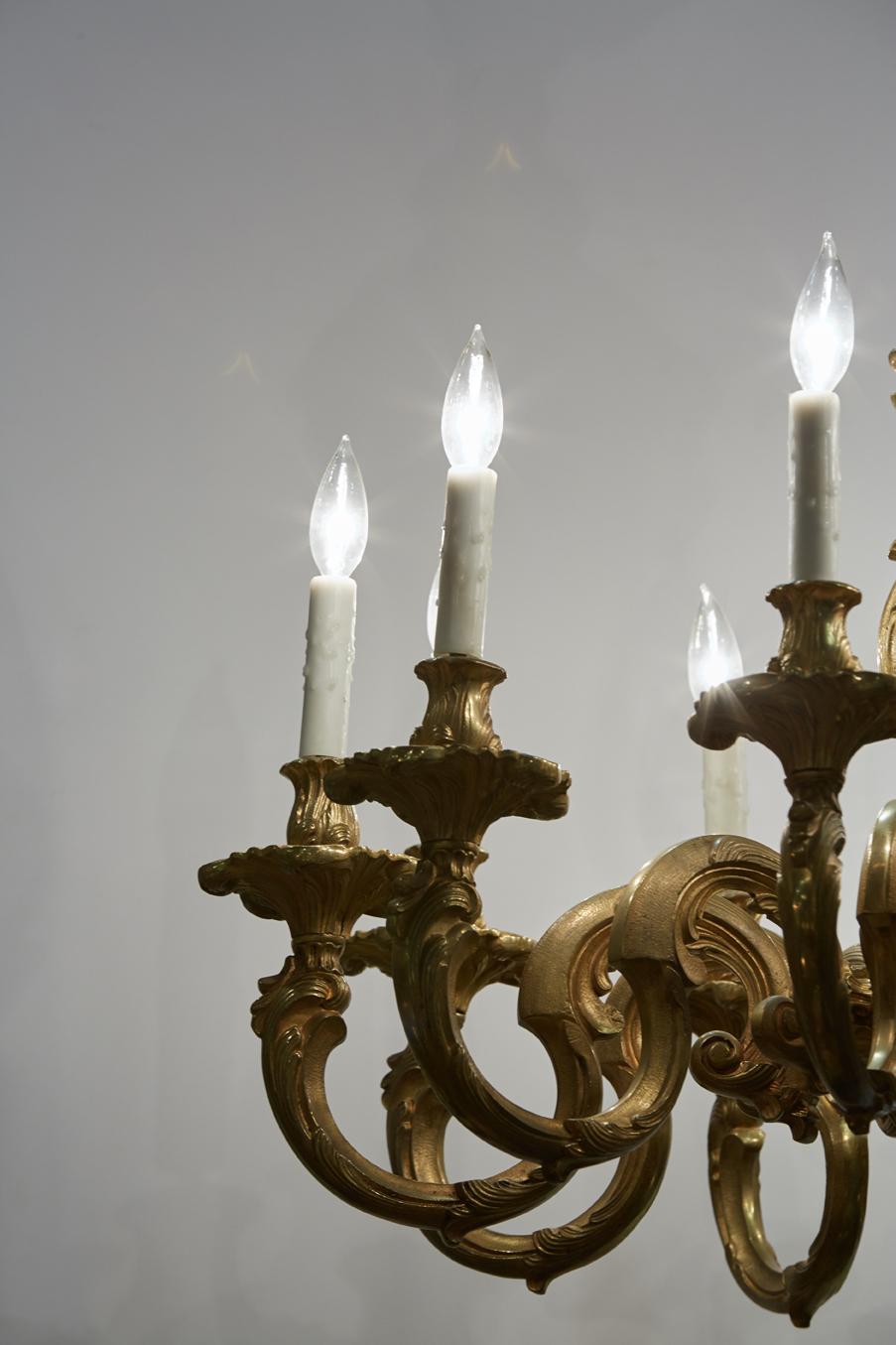 bronze antique chandelier