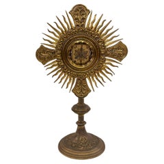 Reliquaire antique en bronze doré
