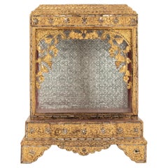 Antique Gilt Burmese Buddha Shrine I Antique Gilt Burmese Buddha Shrine I