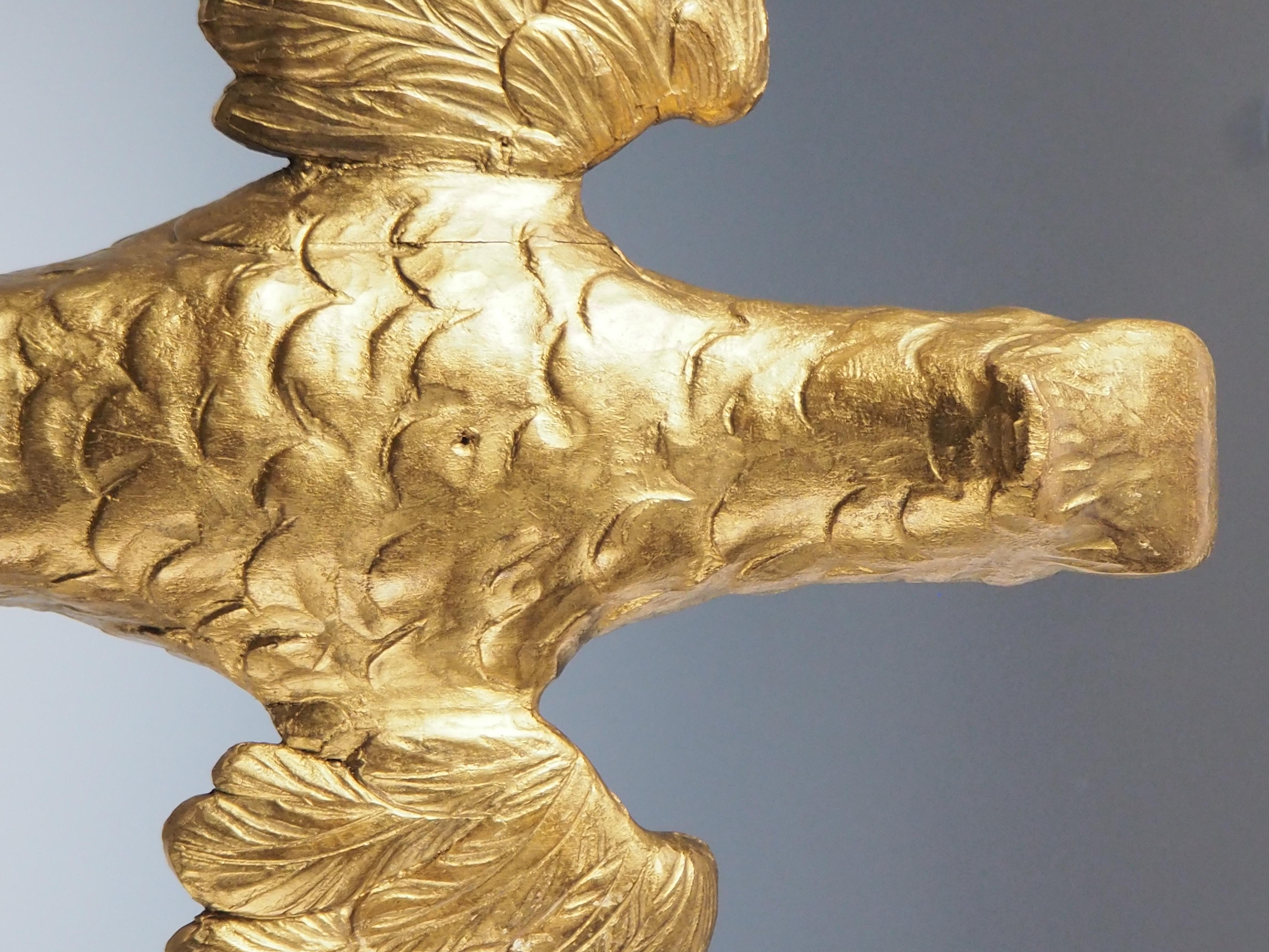 Antike vergoldete geschnitzte Adler Rednerpult - Ornate Gothic Church Stand c.19th Century im Angebot 11