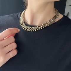 Antique Gilt Chain Collar Necklace