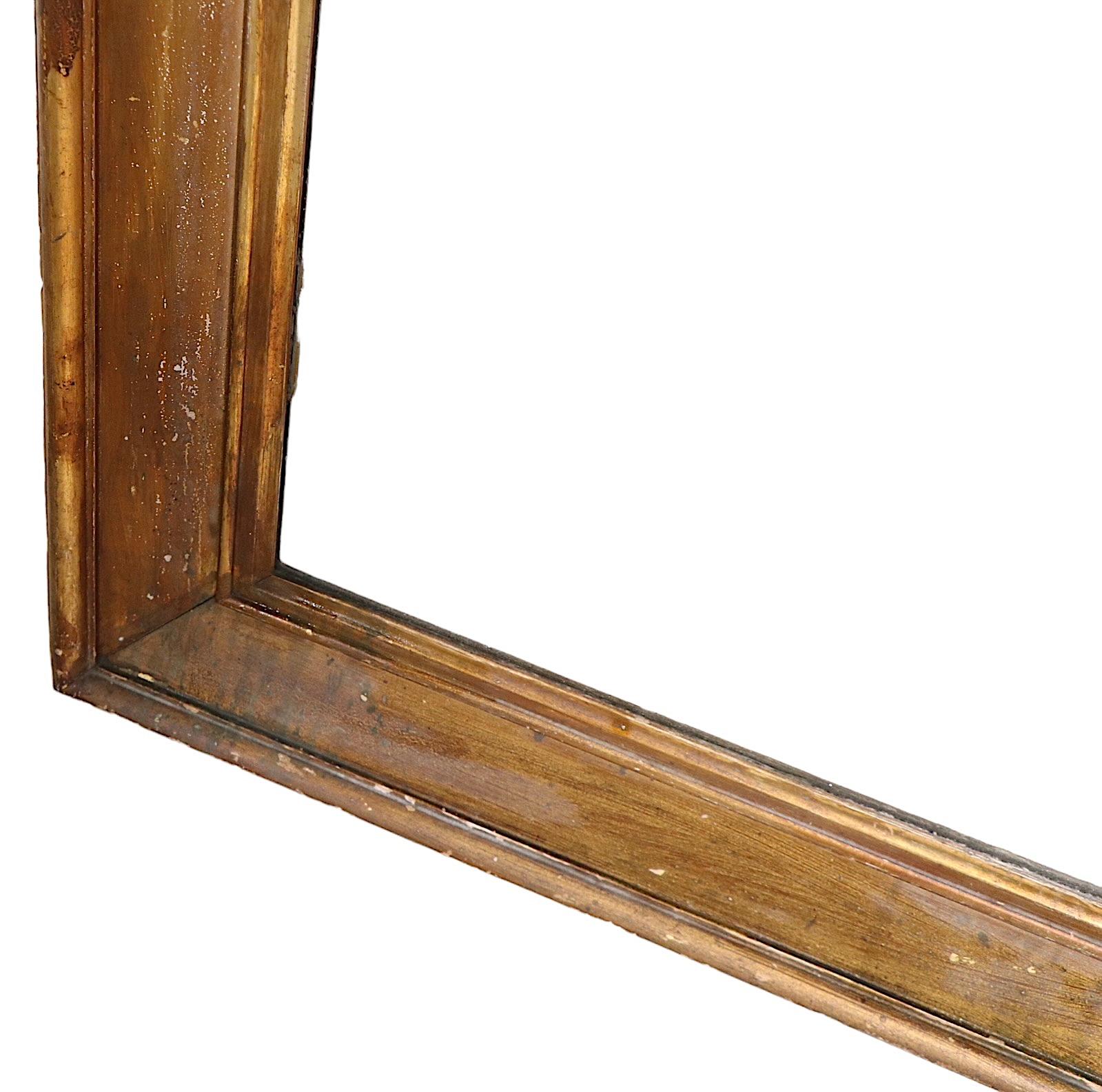 Antiker vergoldeter Rahmen Pier Mirror im Angebot 1