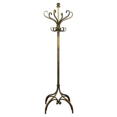 Vintage Gilt Metal Hat and Coat Stand