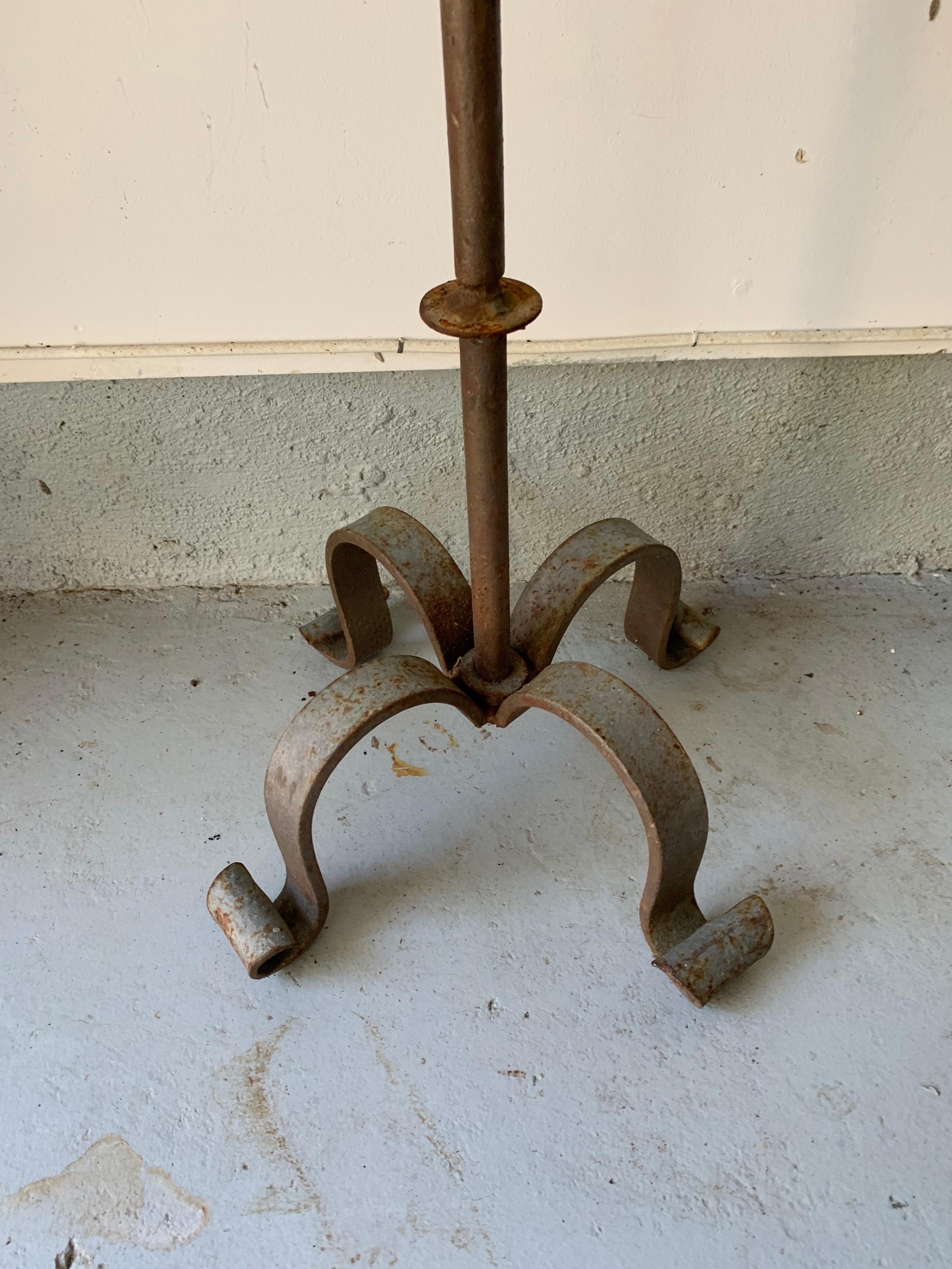 Early 20th Century Antique Gilt Metal Plant Stand