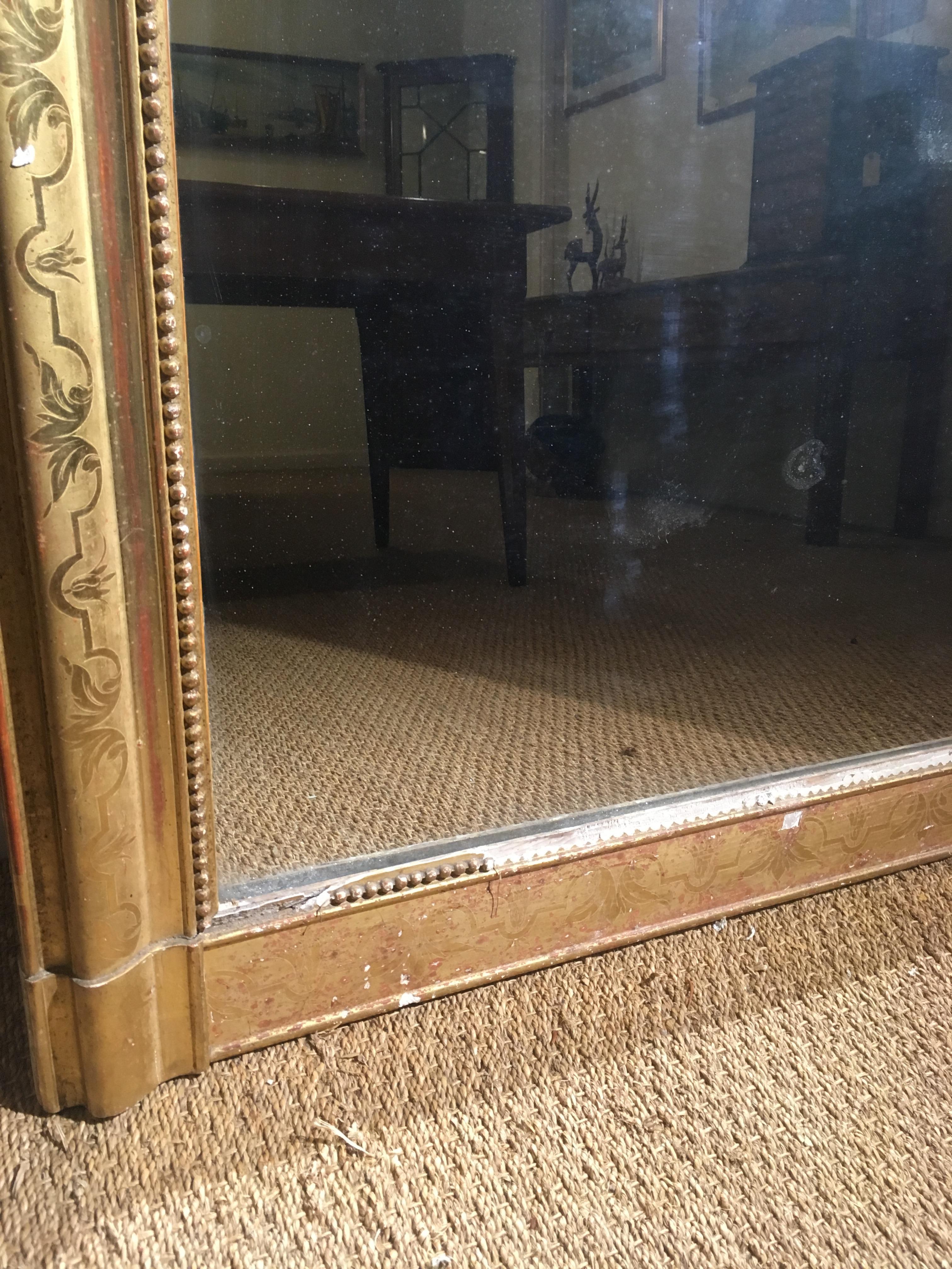Antique Gilt Mirror 1