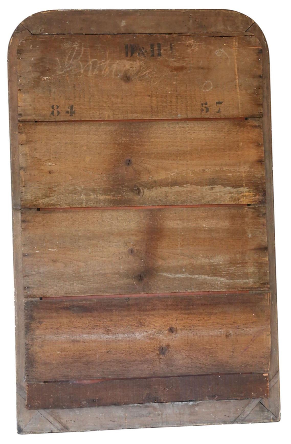 Antike vergoldete Overmantle Wandspiegel - große 19. Jahrhundert Goldrahmen Vintage im Angebot 5