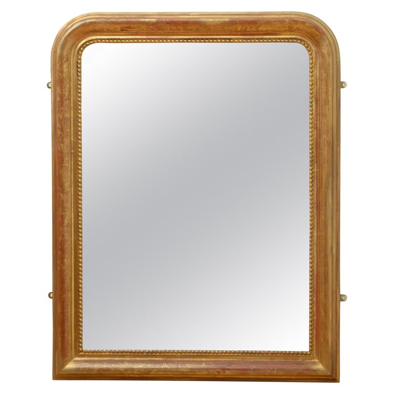 Antique Gilt Wall Mirror For Sale