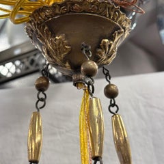 Antique Gilt Wood Chandelier