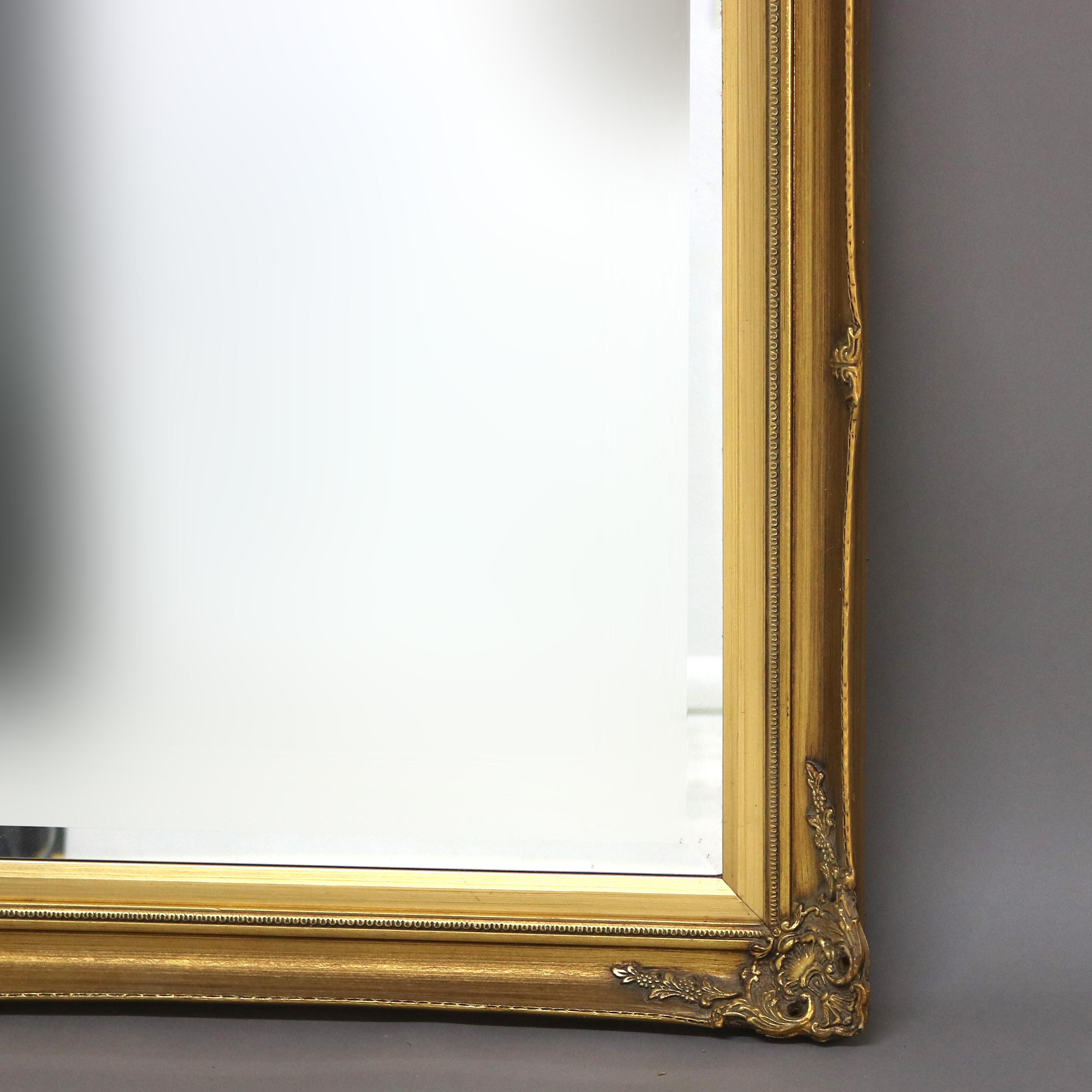 Antique Mirror con cornice in legno dorato C1930 in vendita 5