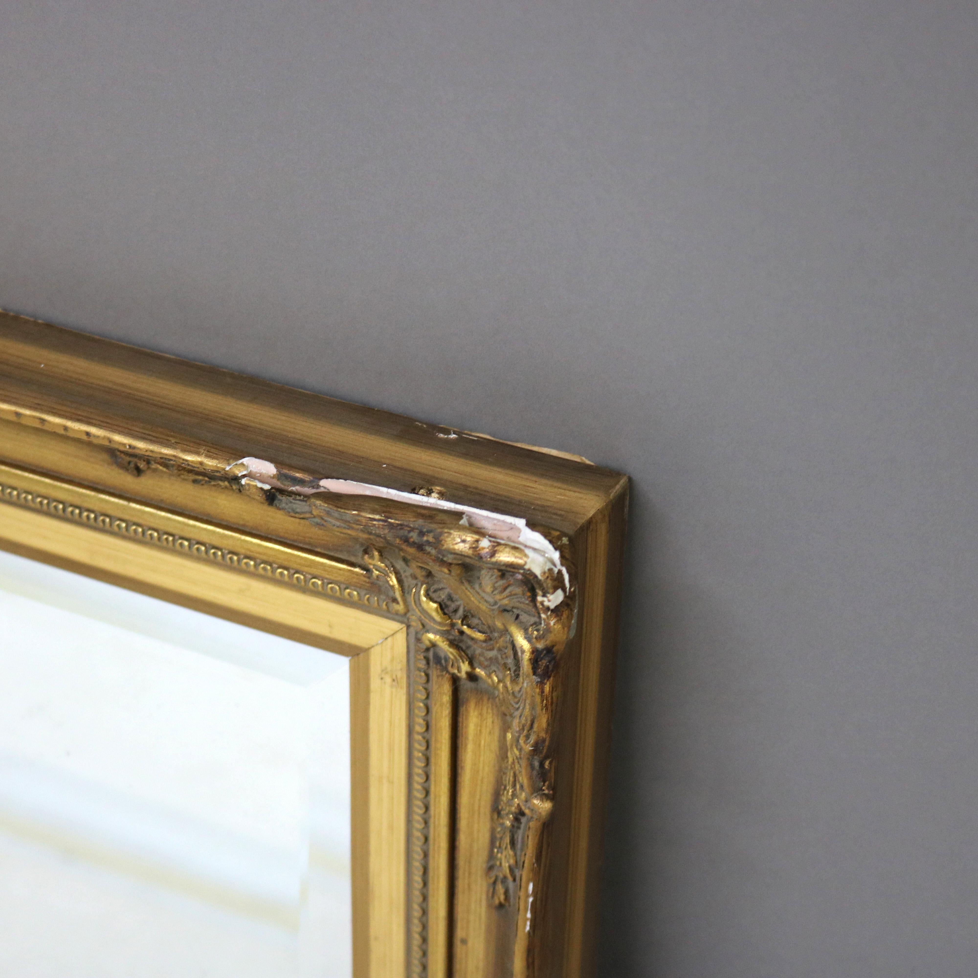 Antique Mirror con cornice in legno dorato C1930

Misure: 29,75 