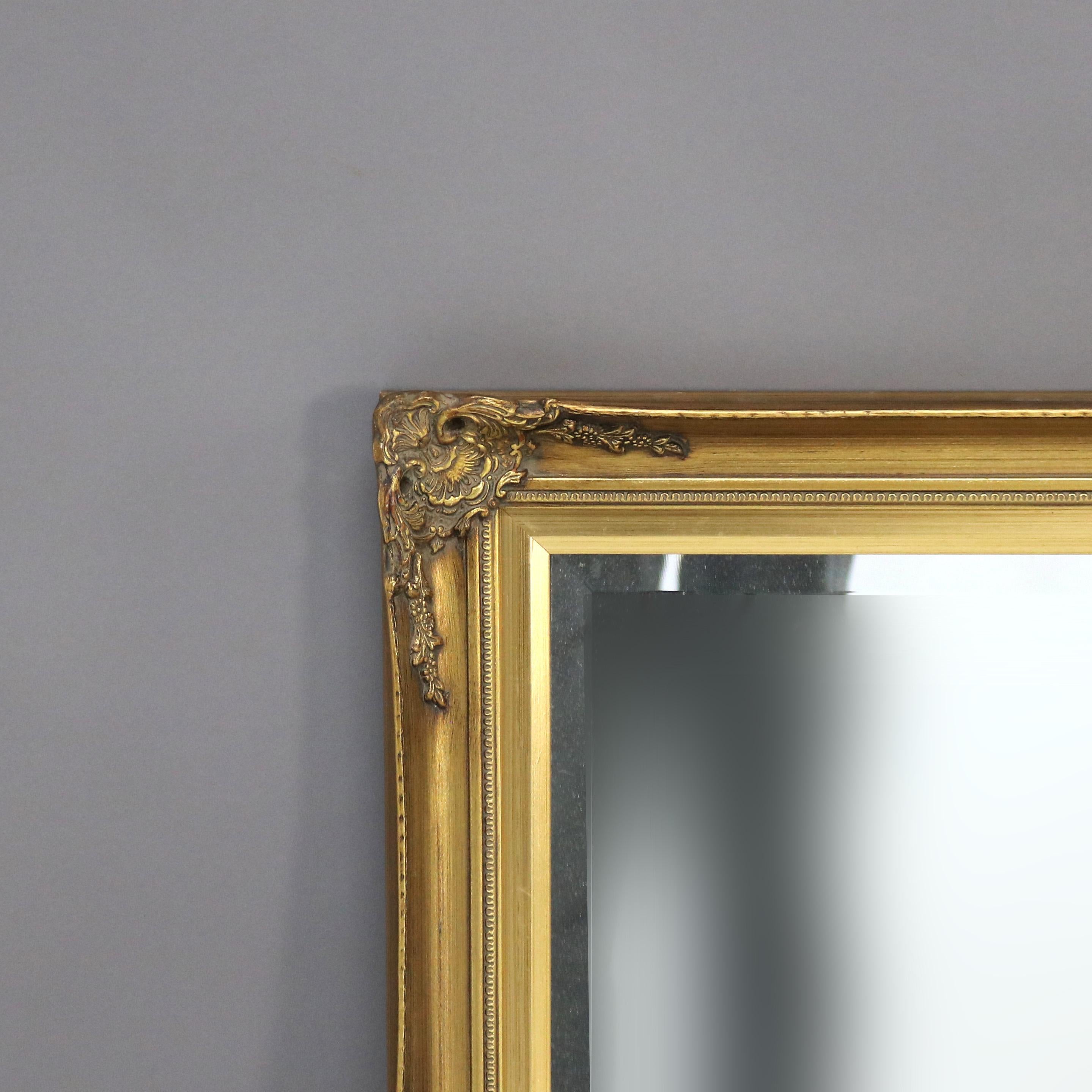 Antique Mirror con cornice in legno dorato C1930 in vendita 2