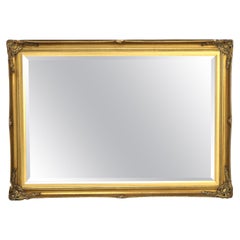 Antique Wood Wood Encadré Mirror C1930