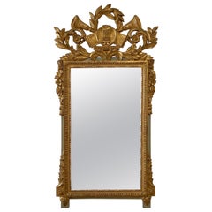 Antique Mirror francese in legno dorato
