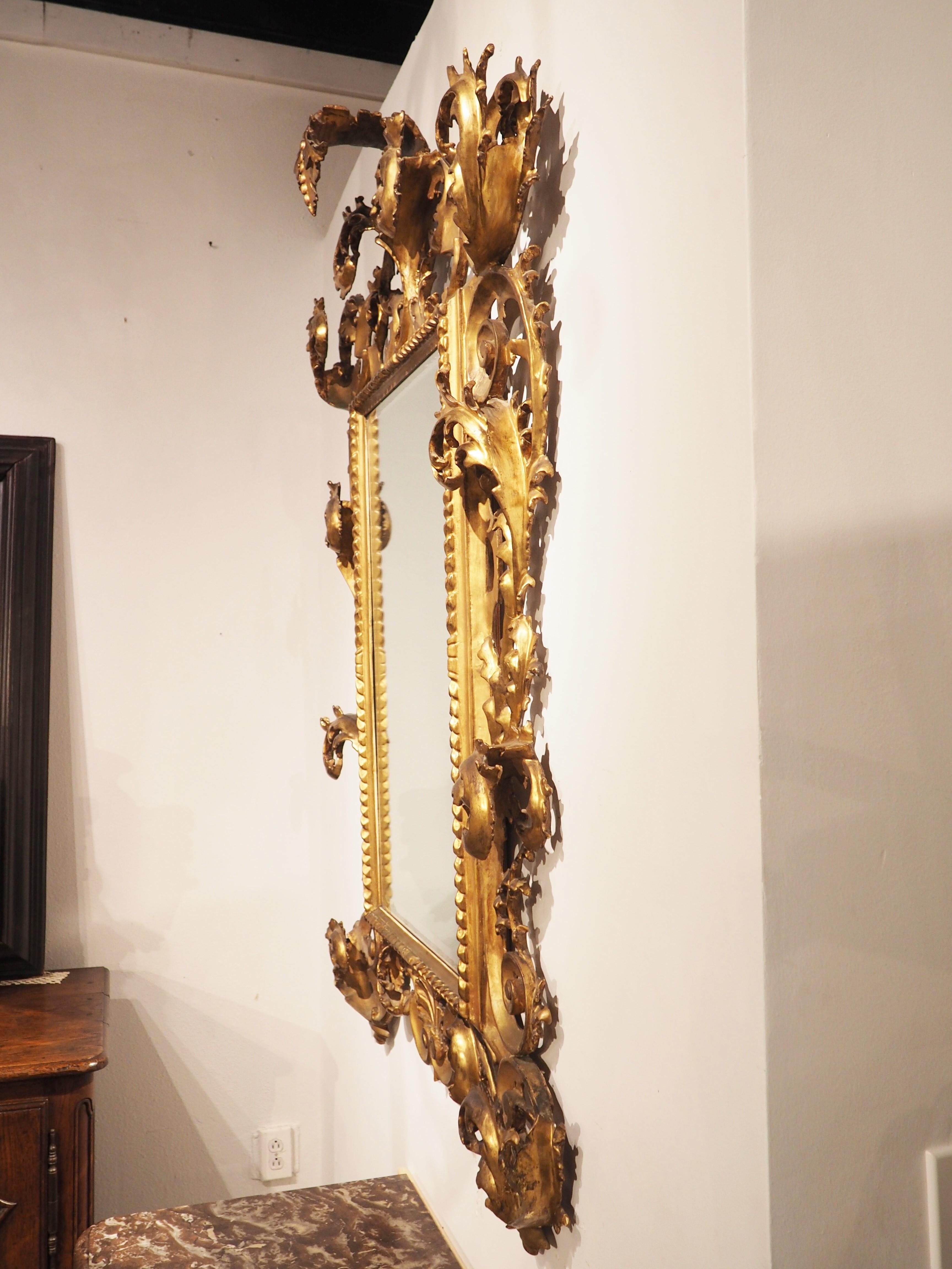 Antique Giltwood Florentine Mirror, circa 1850 en vente 12