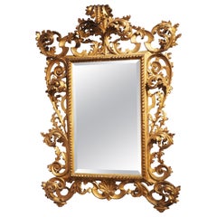 Antique Giltwood Florentine Mirror, circa 1850