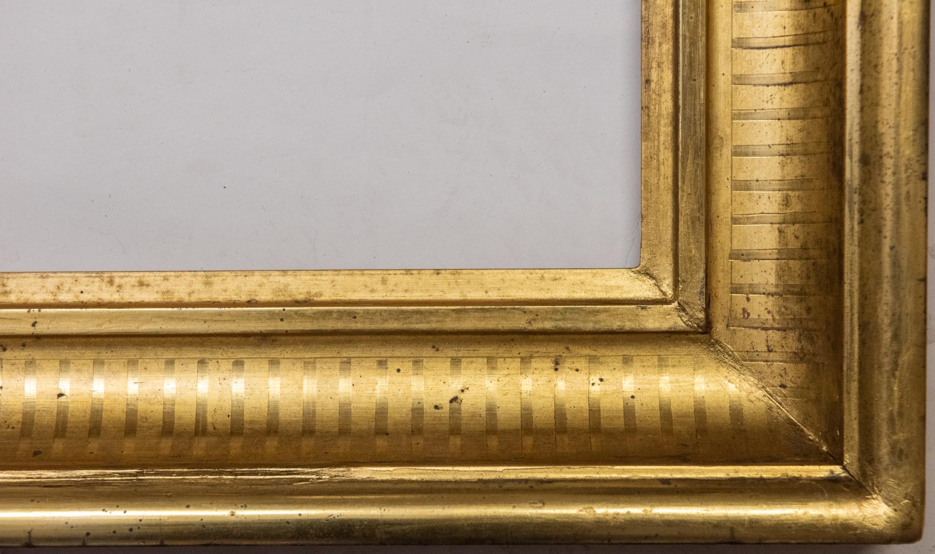 Antiker Giltwood-Rahmen, auch für Spiegel (Vergoldet) im Angebot
