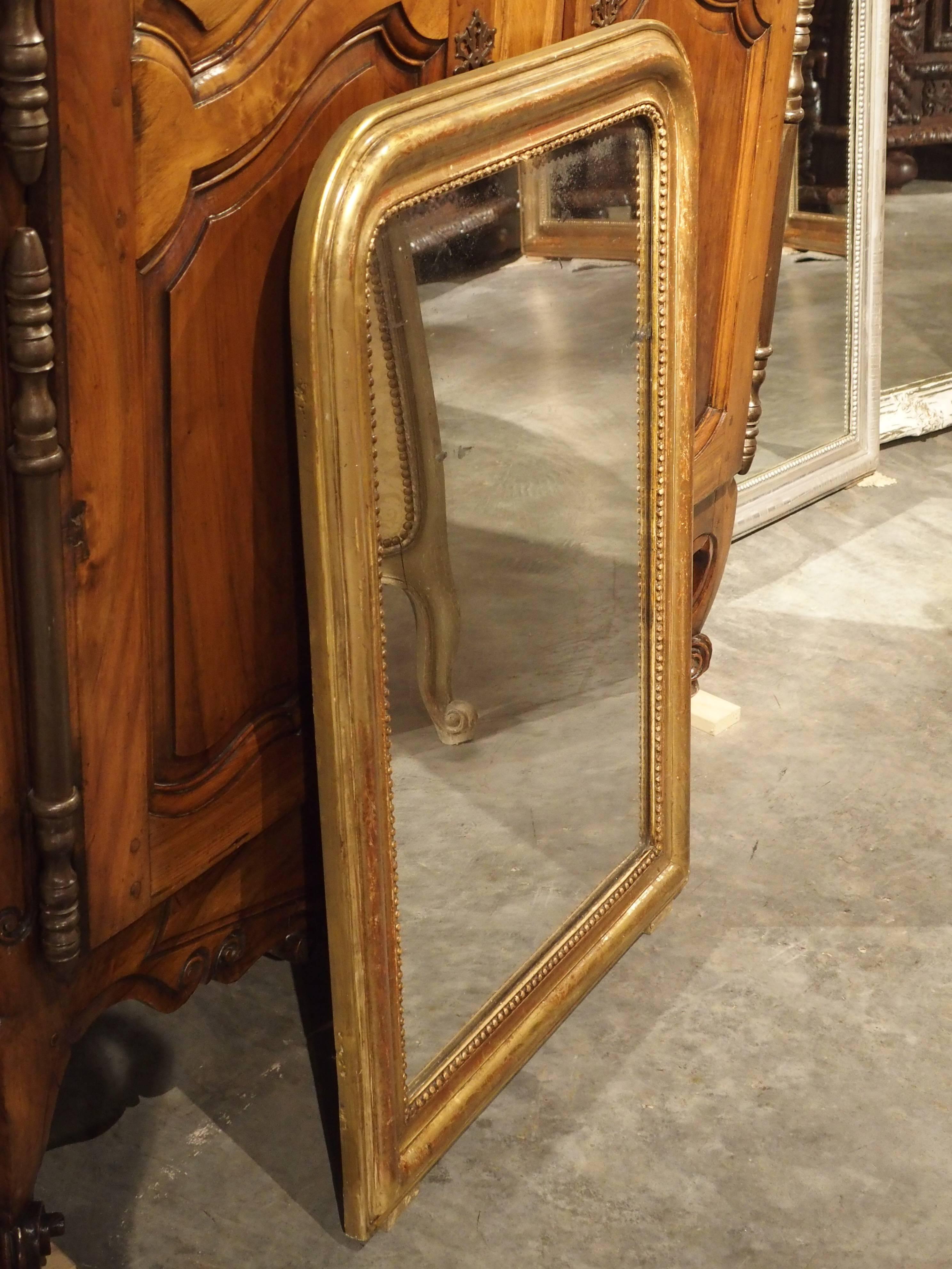 Antique Giltwood Louis Philippe Mirror from France 5
