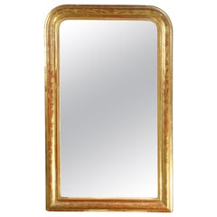 Antique Giltwood Louis Philippe Mirror from France