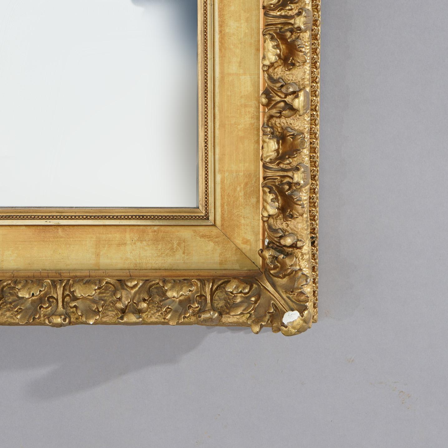 Antique Giltwood Mirror, 19th Century In Good Condition For Sale In Big Flats, NY