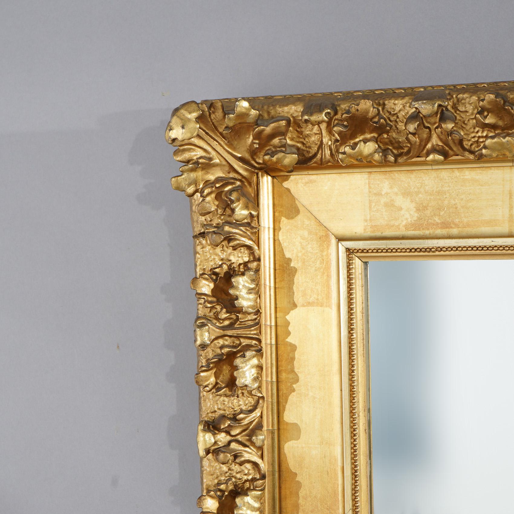 Antique Giltwood Mirror, 19th Century For Sale 4
