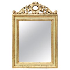 Antique Mirror en bois doré, style provincial français, circa 1935