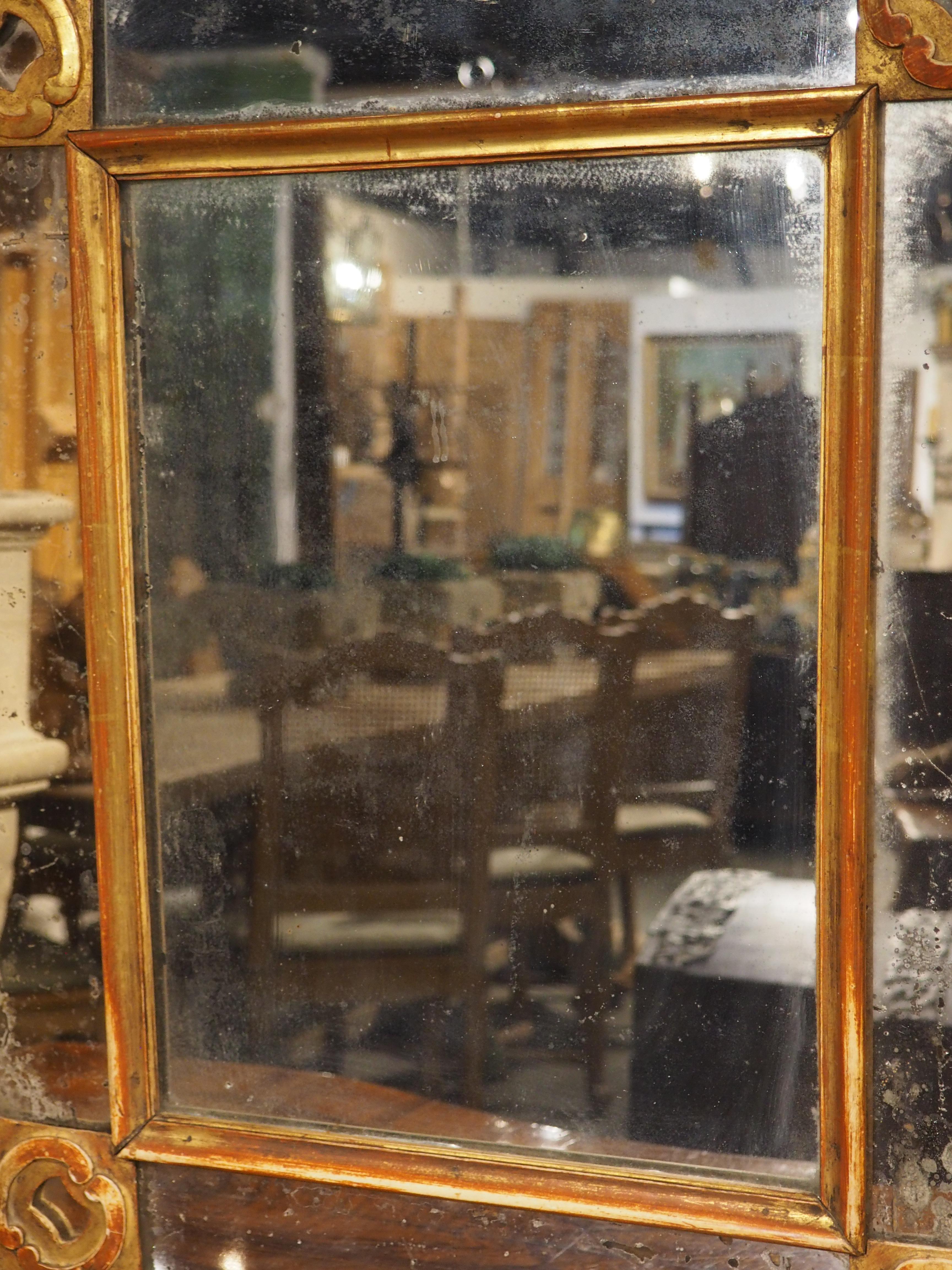 Antique Giltwood Mirror from Provence, France, Circa 1850 1