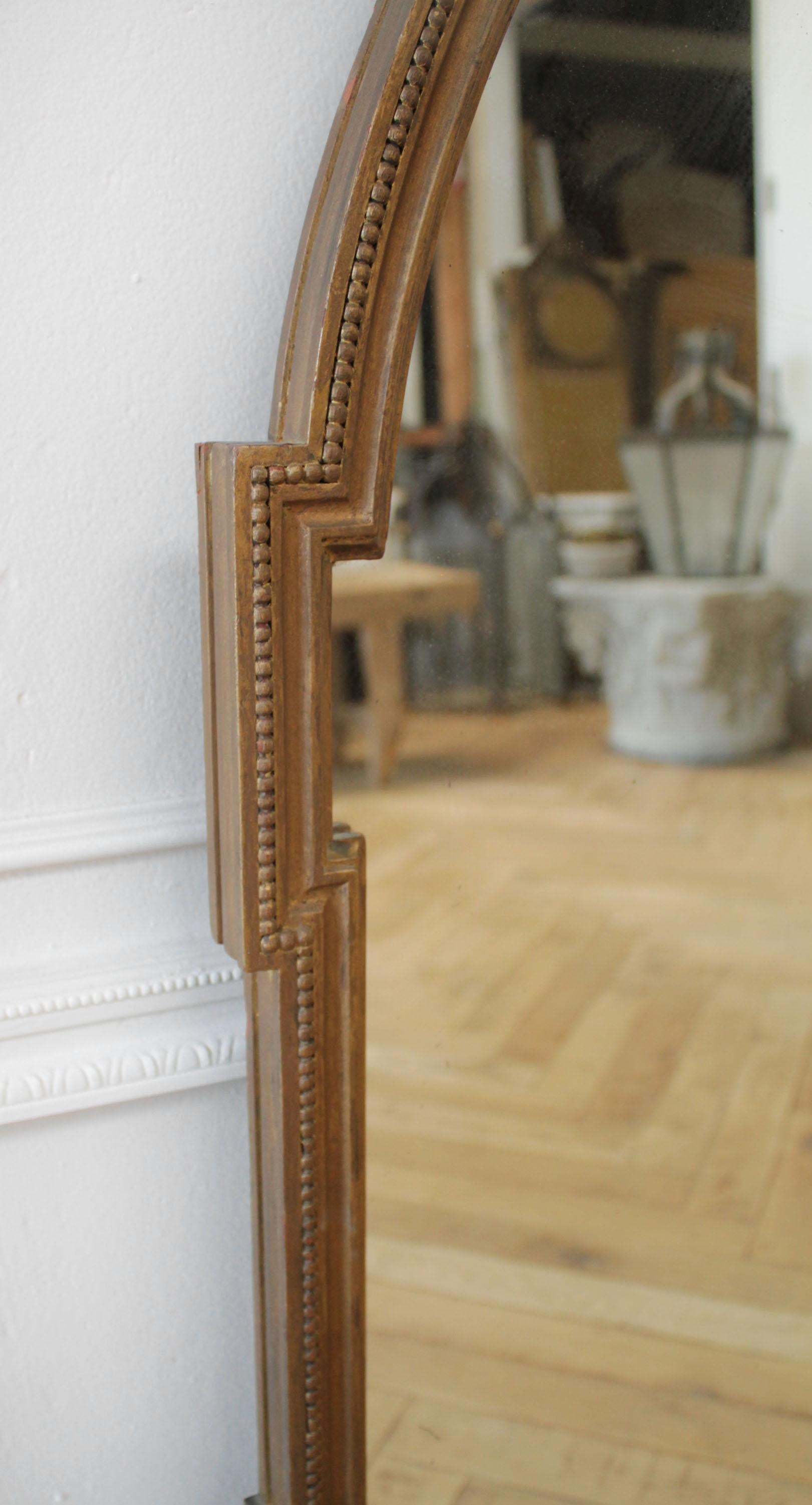 20th Century Antique Giltwood Neoclassical Style Mirror