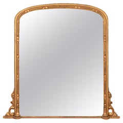 Used Giltwood Overmantle Mirror