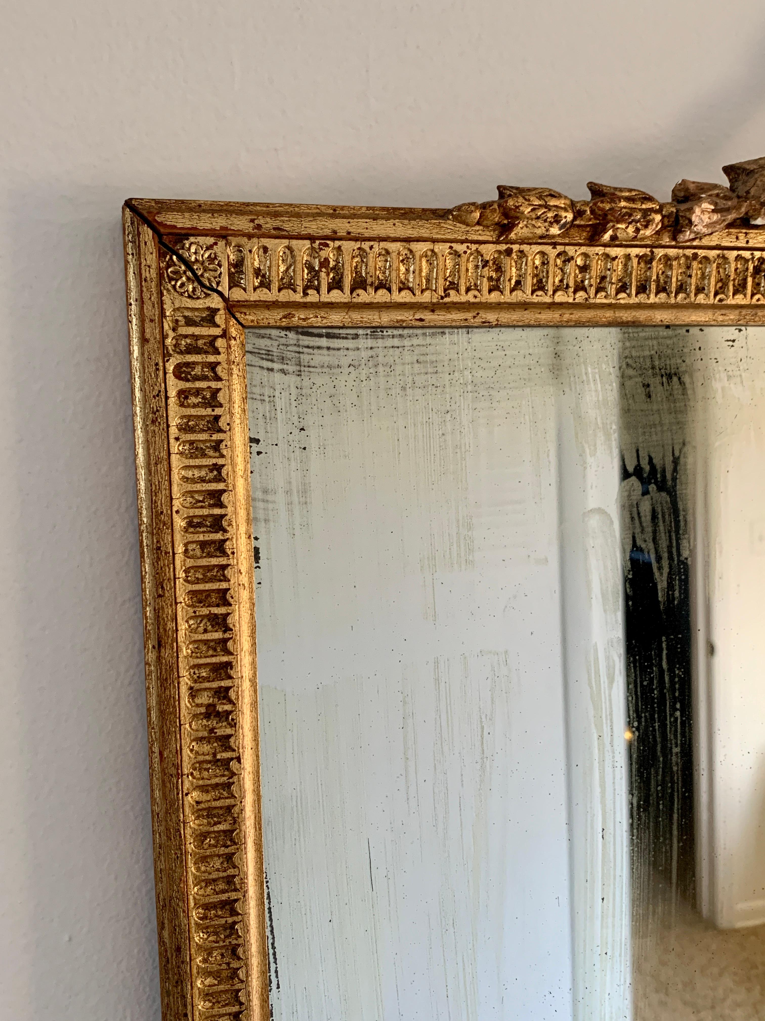 Antique Giltwood Regency Wall Mirror 1