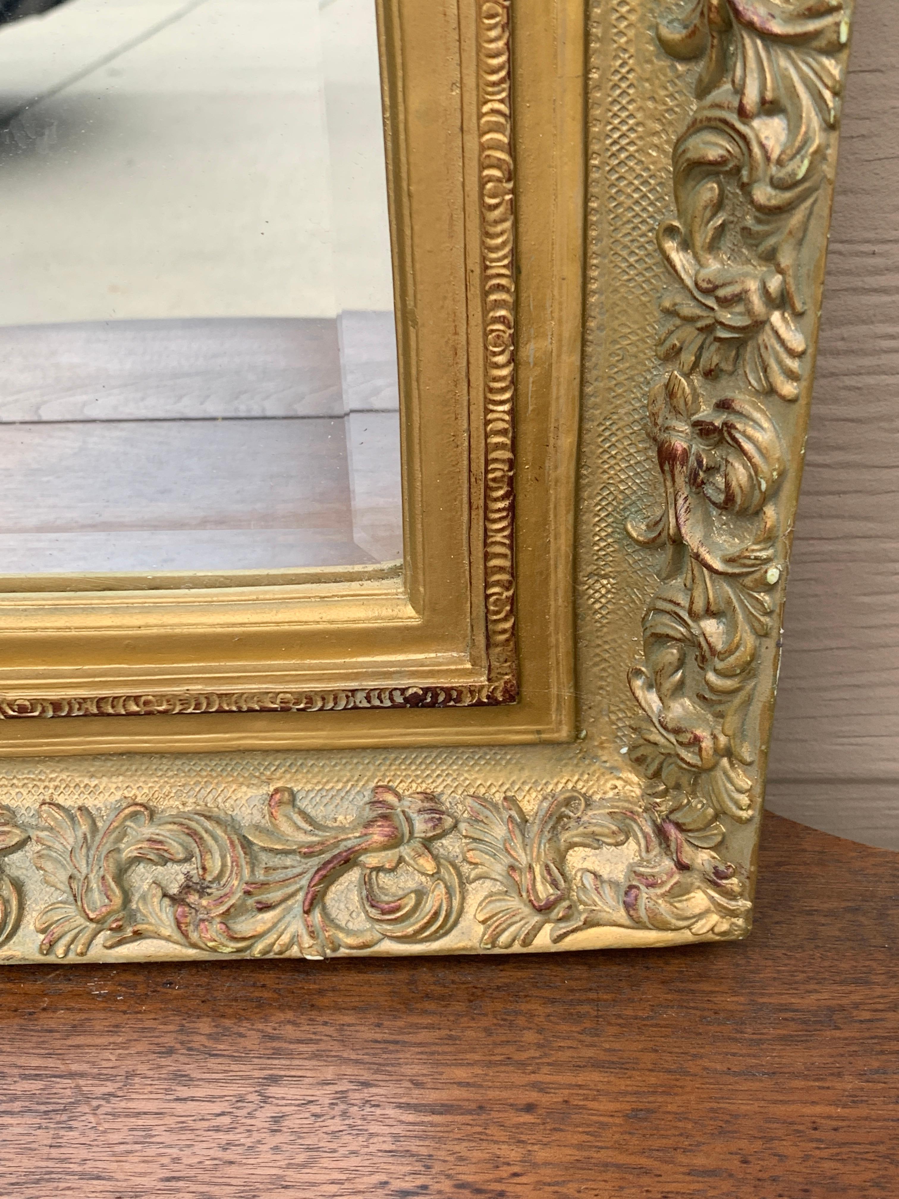 Antique Giltwood Wall Mirror, Early 20th Century For Sale 3