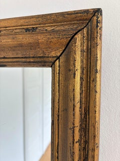 Antique Giltwood Wall Mirror in Gold