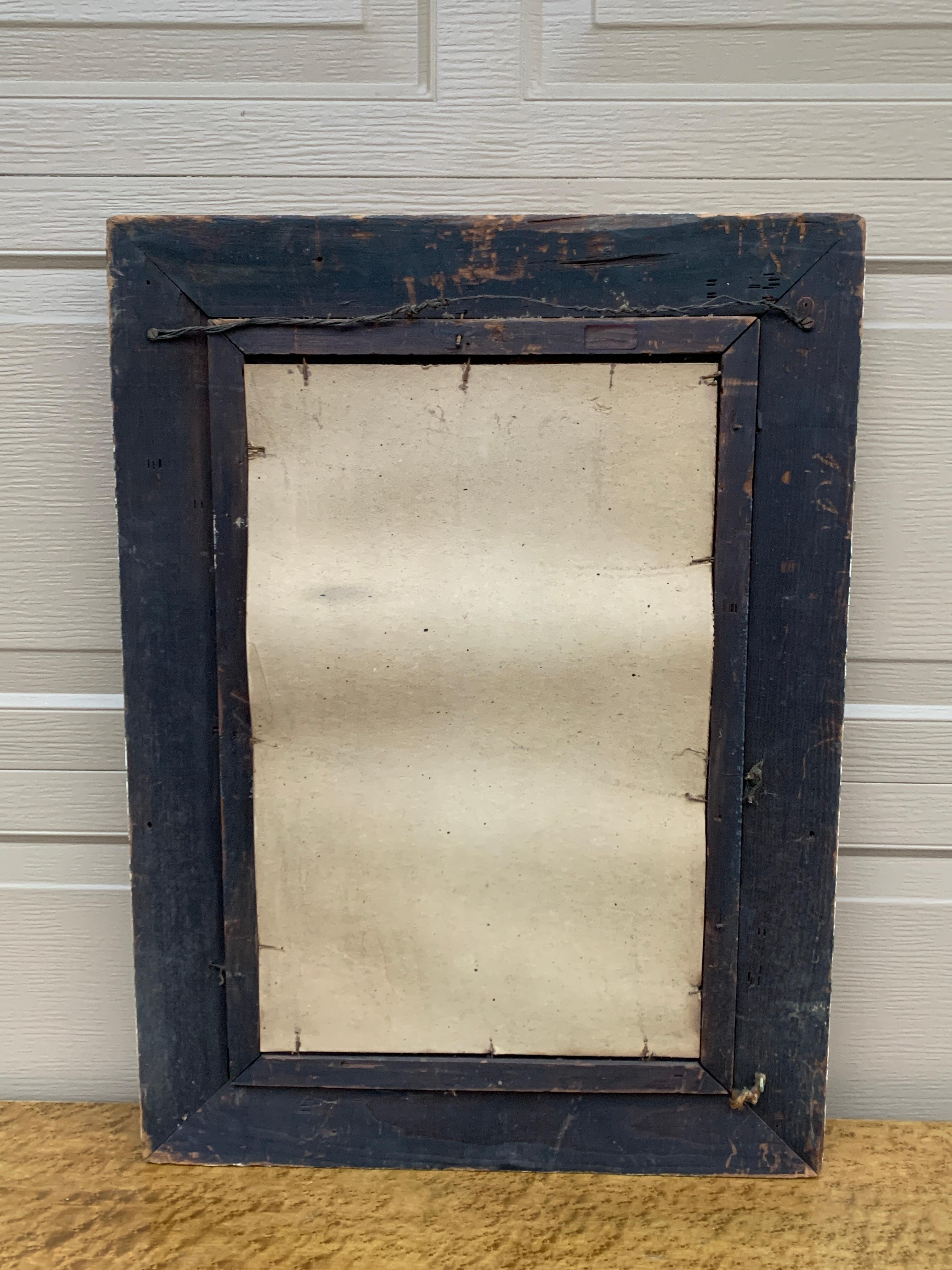 Specchio da parete in legno dorato, fine XIX secolo in vendita 6