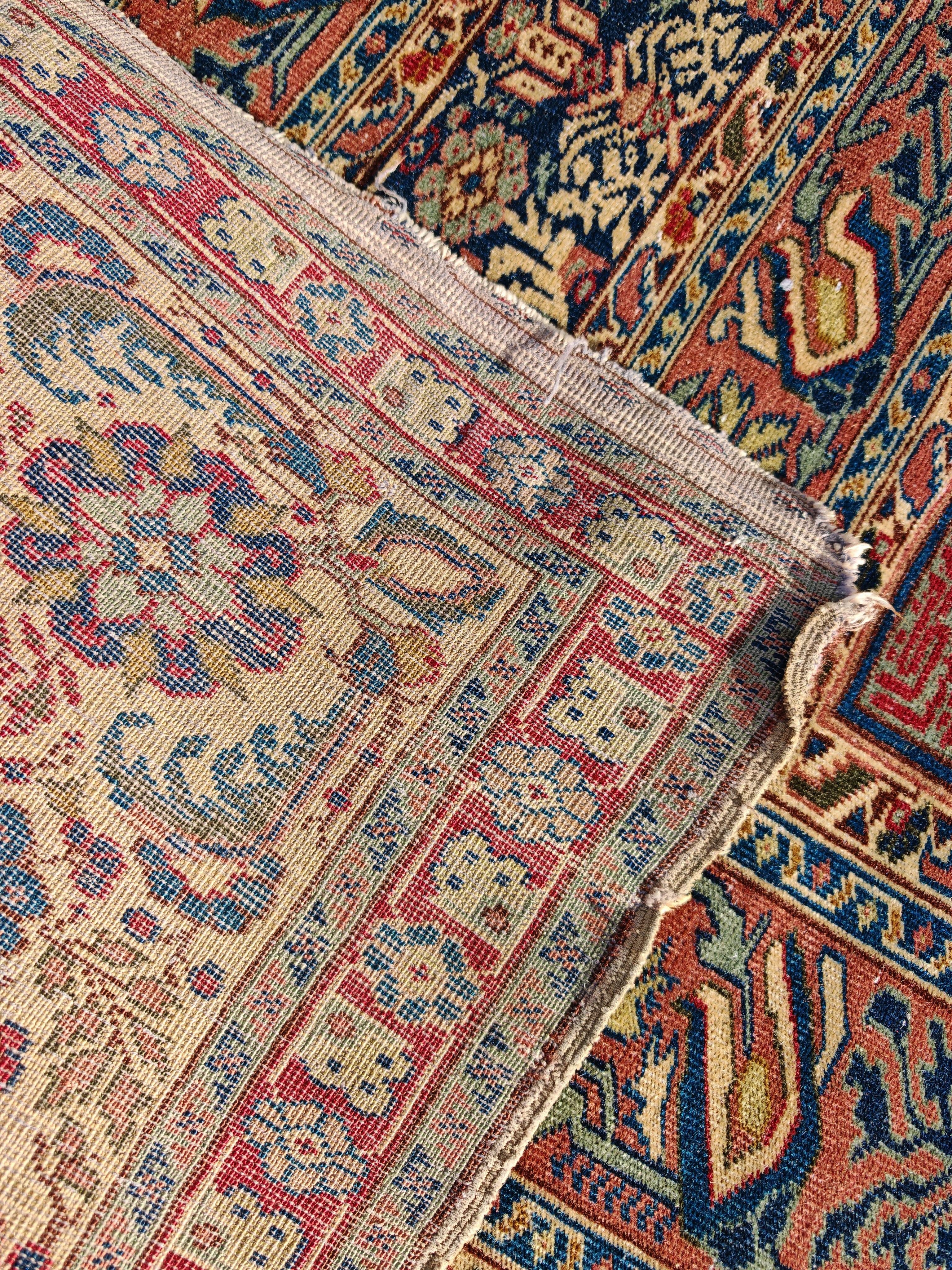 Antique Giordes prayer rug, hand-knotted 100% wool, Turkey 1910s en venta 3