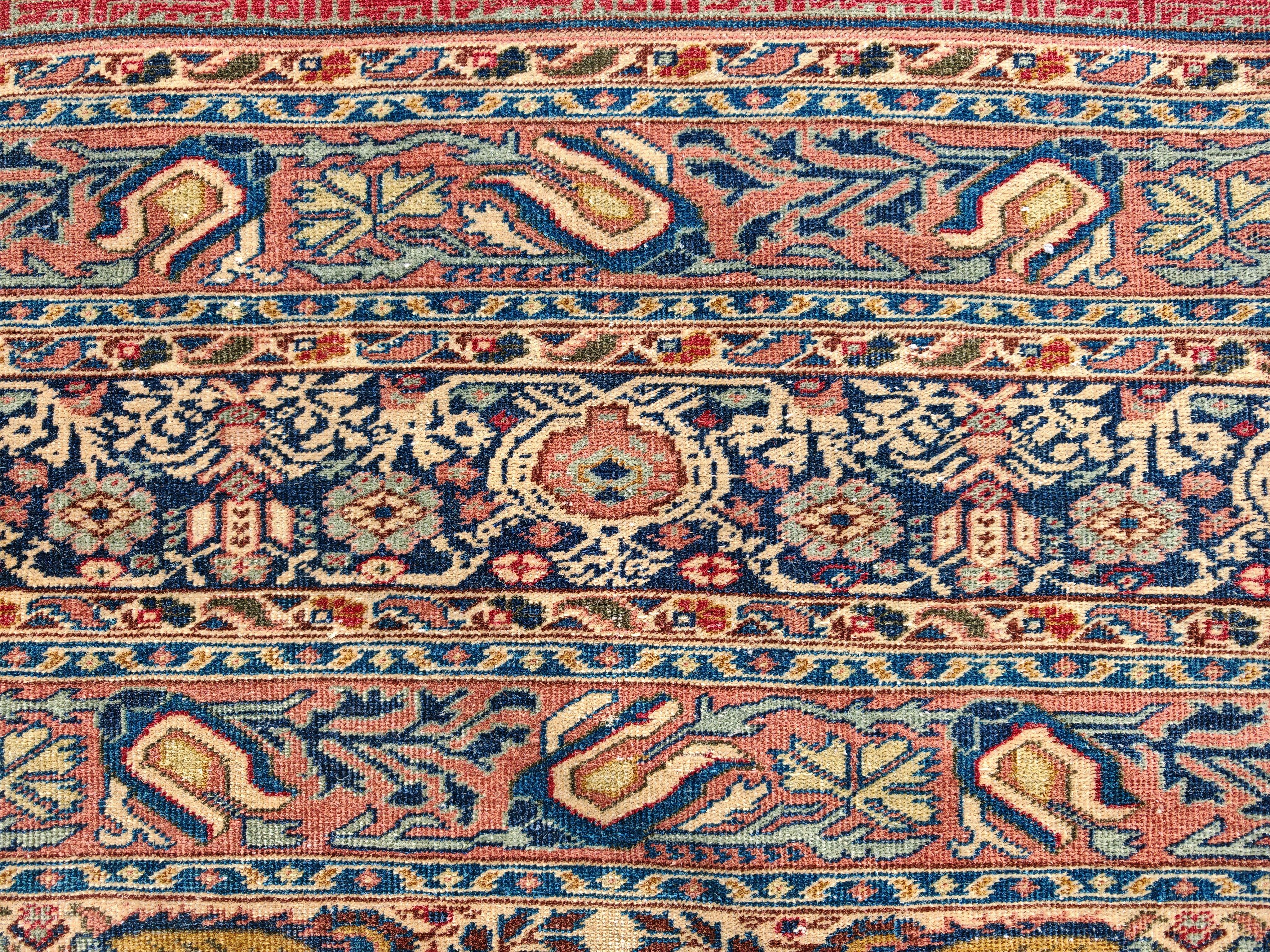 Antique Giordes prayer rug, hand-knotted 100% wool, Turkey 1910s en venta 2