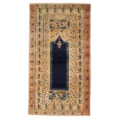 Antique Giordez Turkish Rug 3'3" x 6’0"