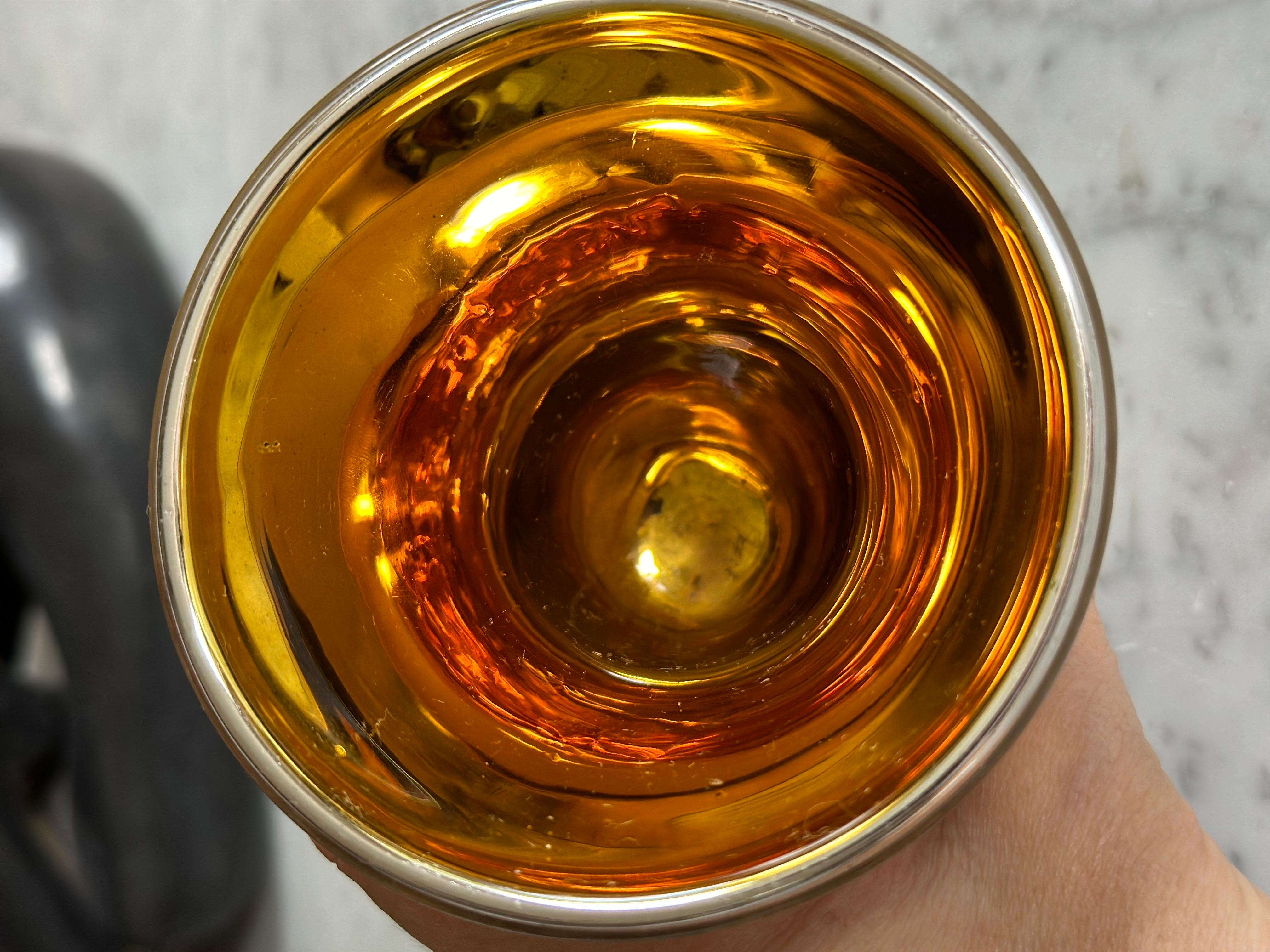 Vaso de cristal antiguo 