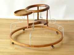 Antique Glascock's Baby Walker and Tender Bentwood Bouncy Chair for Infant