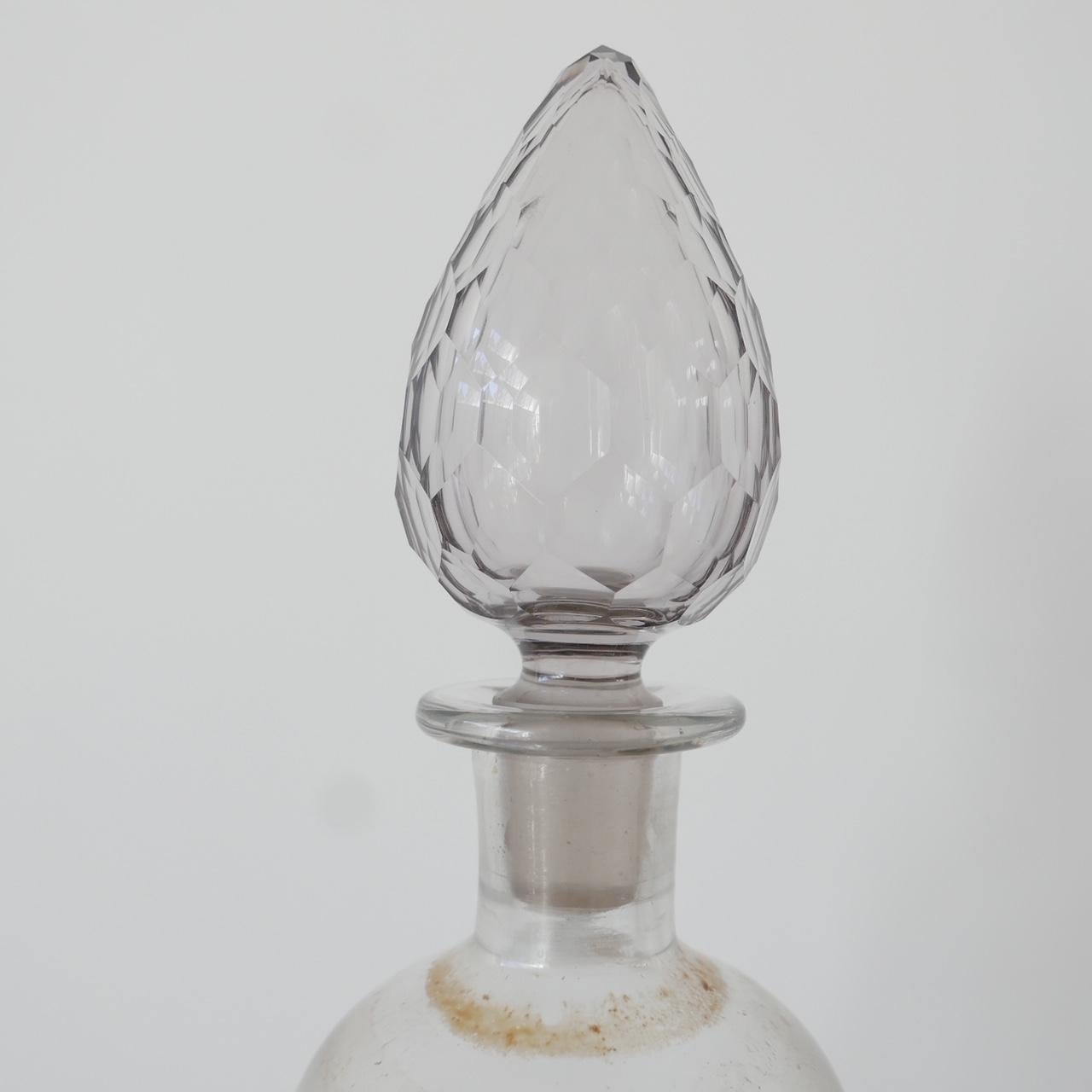 Antique Glass Apothecary Carboy Advertising Jar 1