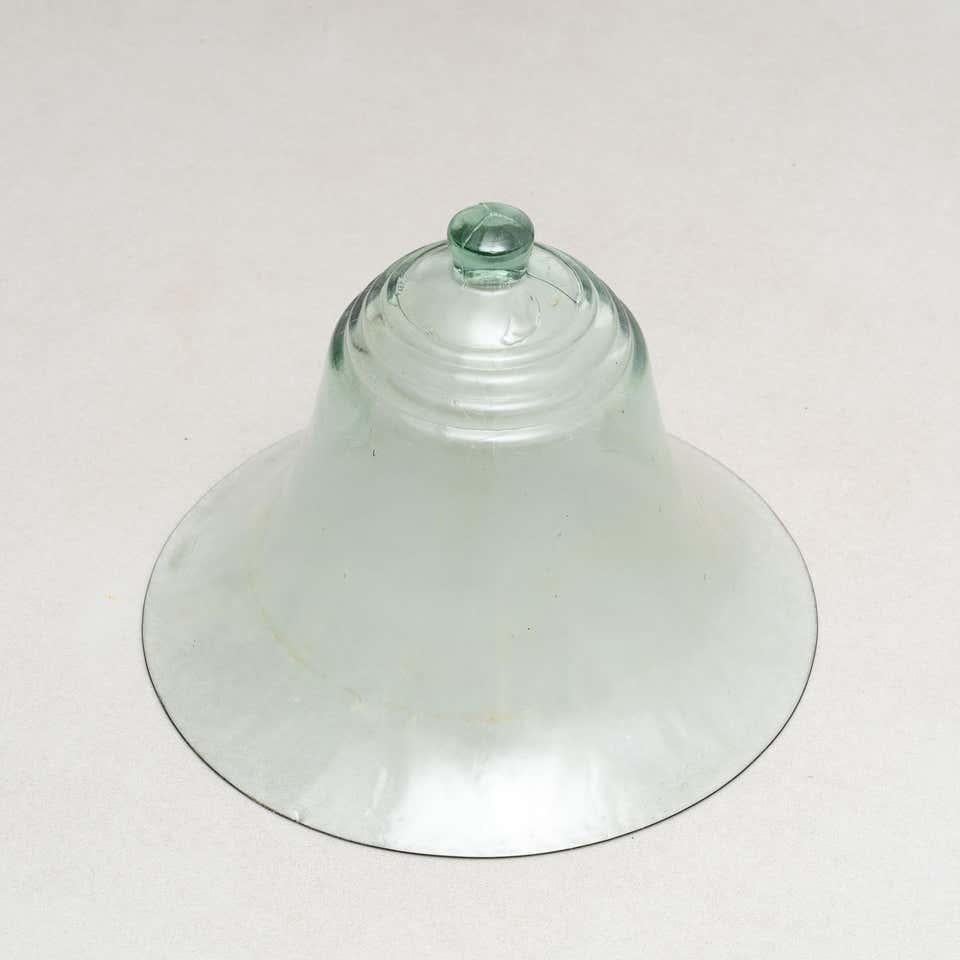 Antique Glass Bell Farming Tool, circa 1940 In Good Condition For Sale In Barcelona, ES
