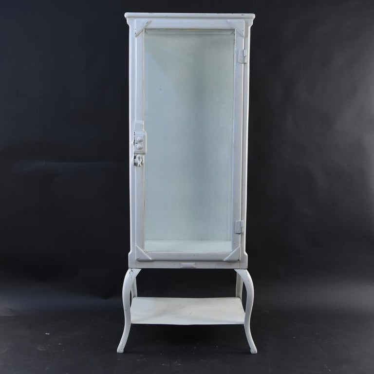 A cool piece of history, this medical cabinet would make a statement in any interior, circa 1910-1920.