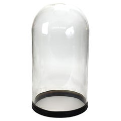 Vintage Glass Cloche Display Dome C1900
