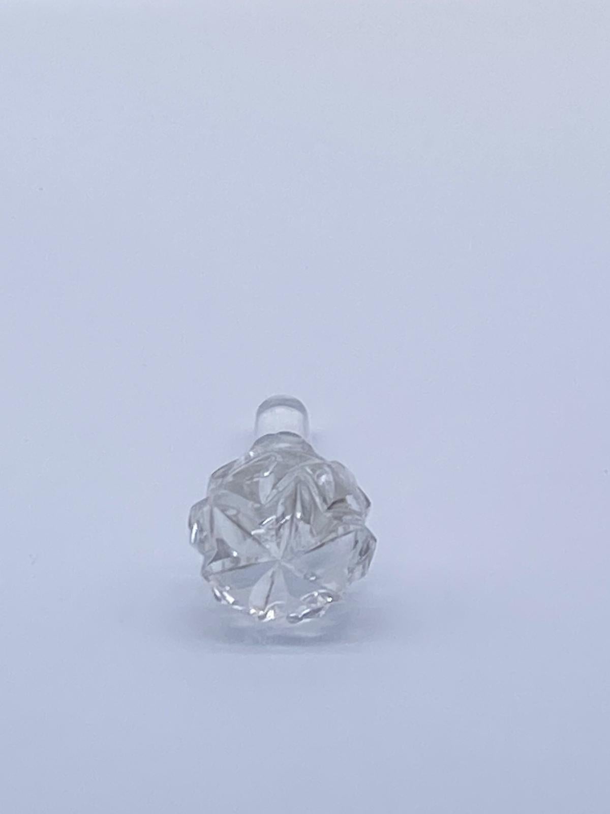 Decanter di vetro antico in vendita 1