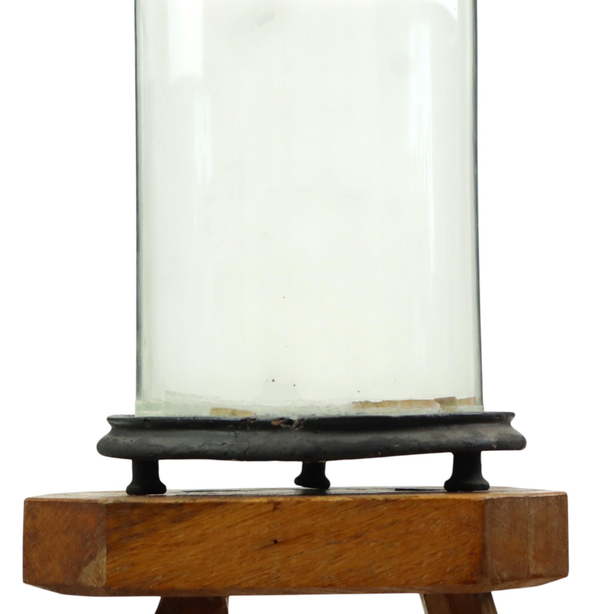 Antike Glaskuppel Globus mundgeblasenes Glas Anfang 20. Jahrhundert 46cm (Europäisch) im Angebot