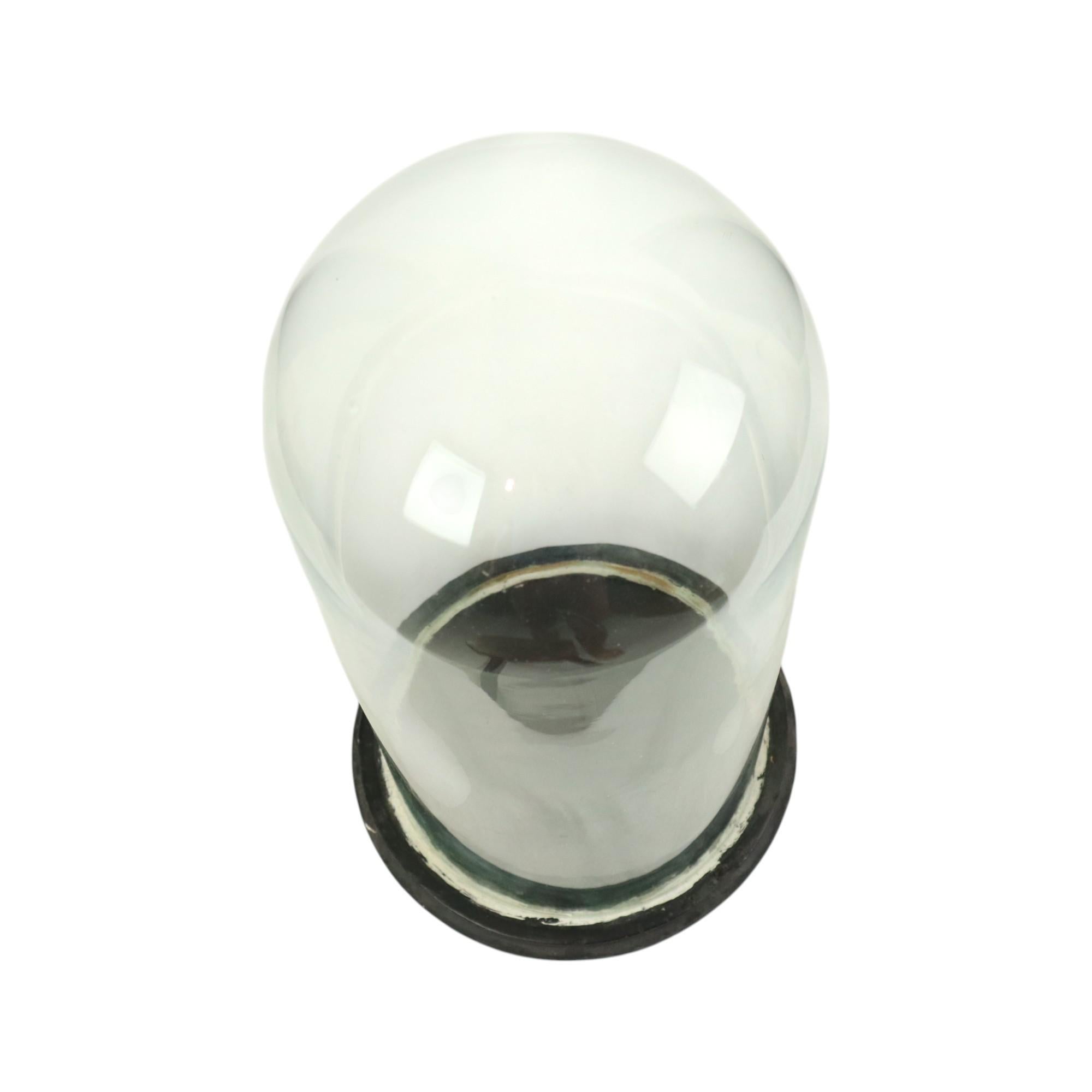 Antike Glaskuppel Globus mundgeblasenes Glas Anfang 20. Jahrhundert 46cm im Angebot 1