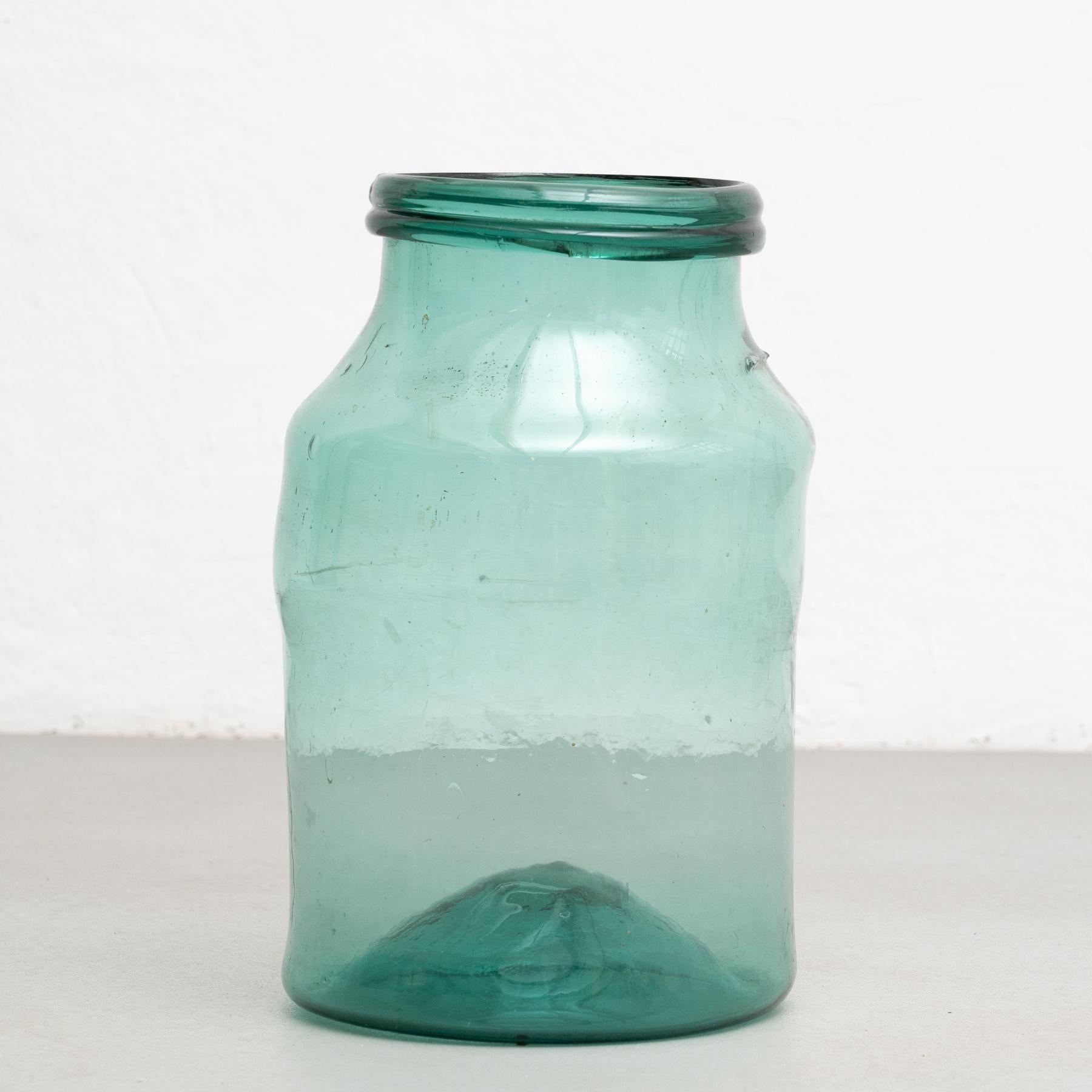 Vetro Vaso di vetro antico di Barcellona, 1930 circa in vendita