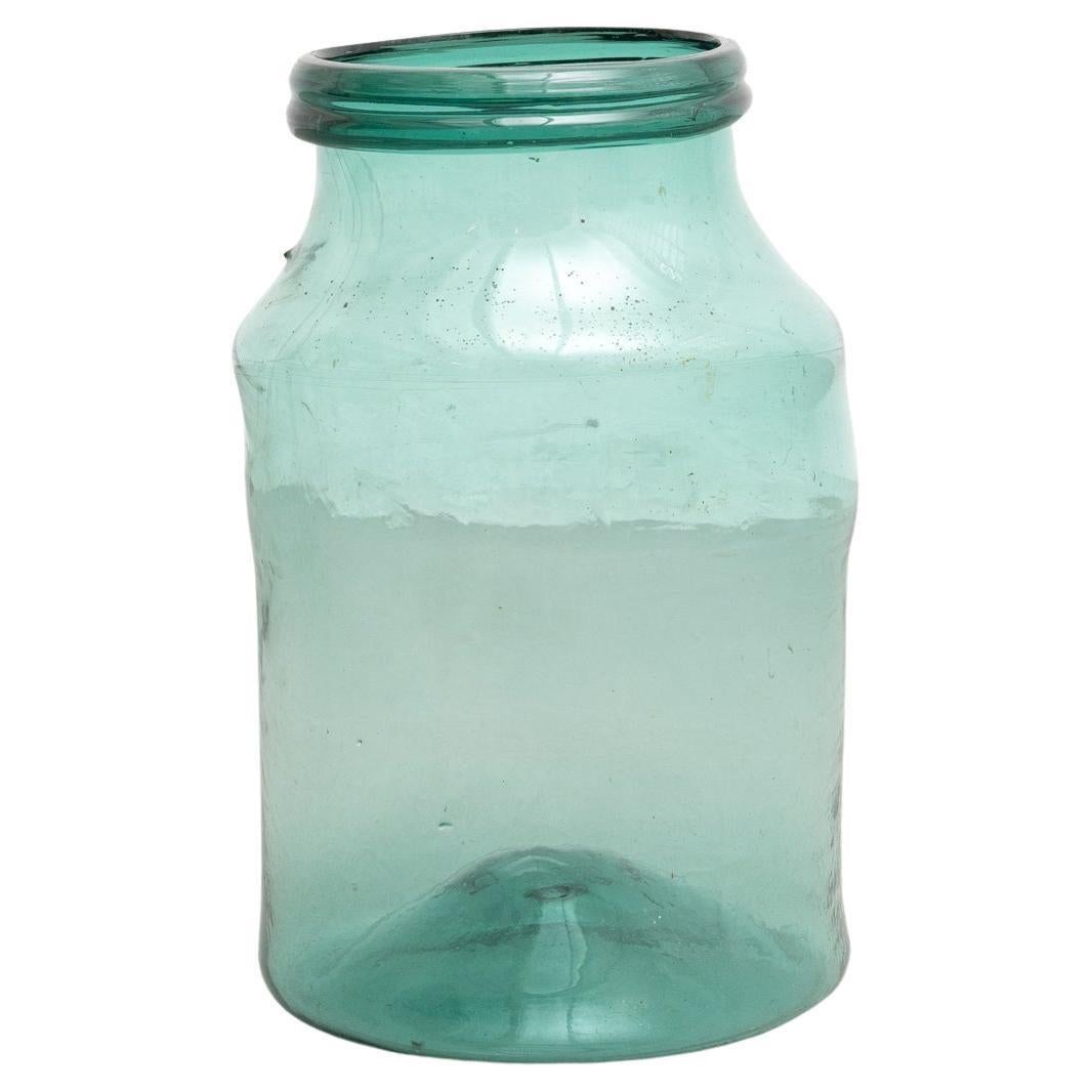 Vaso di vetro antico di Barcellona, 1930 circa