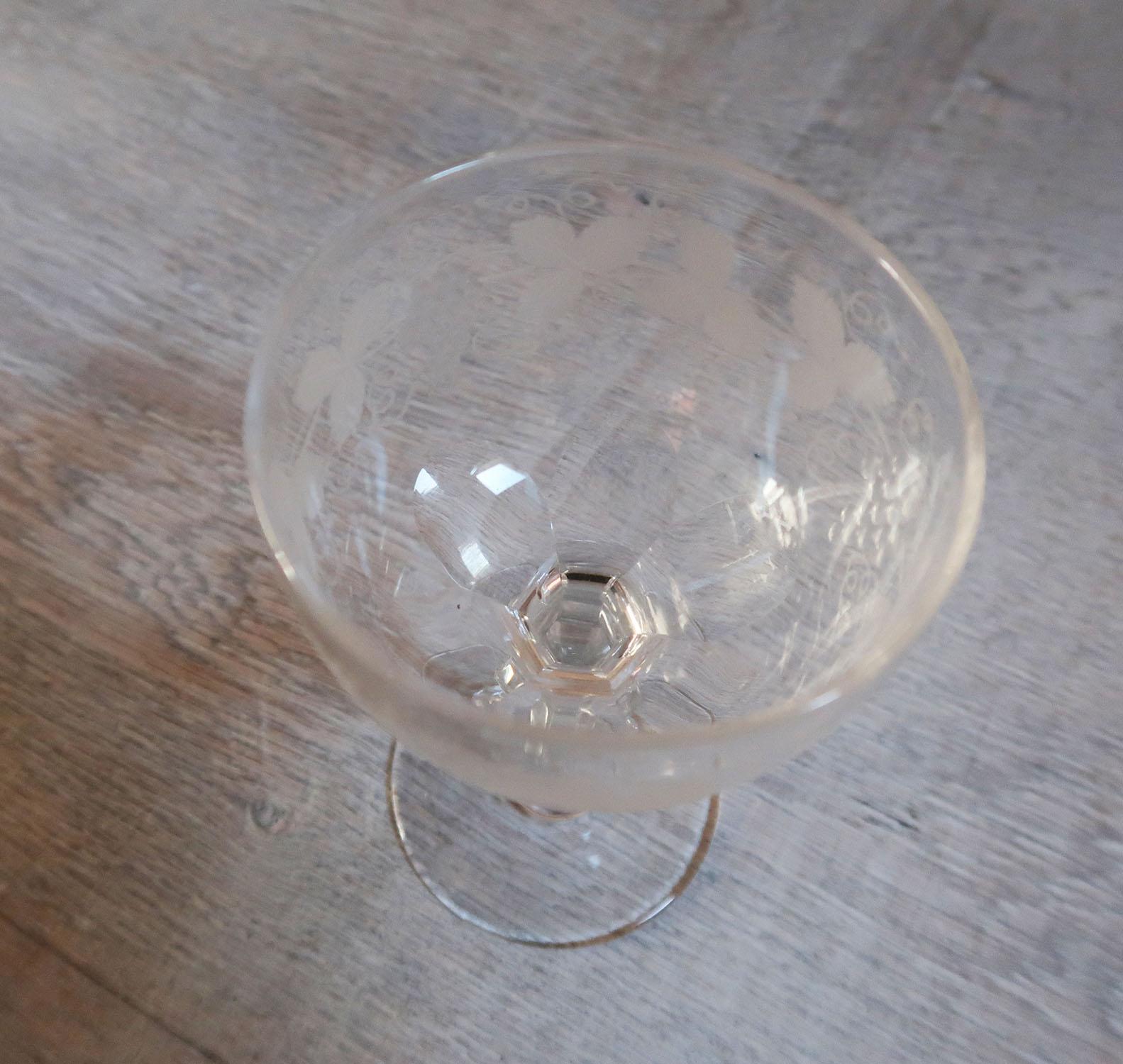Other Antique Glass with Grape and Vine Decoration, English, C.1900 For Sale