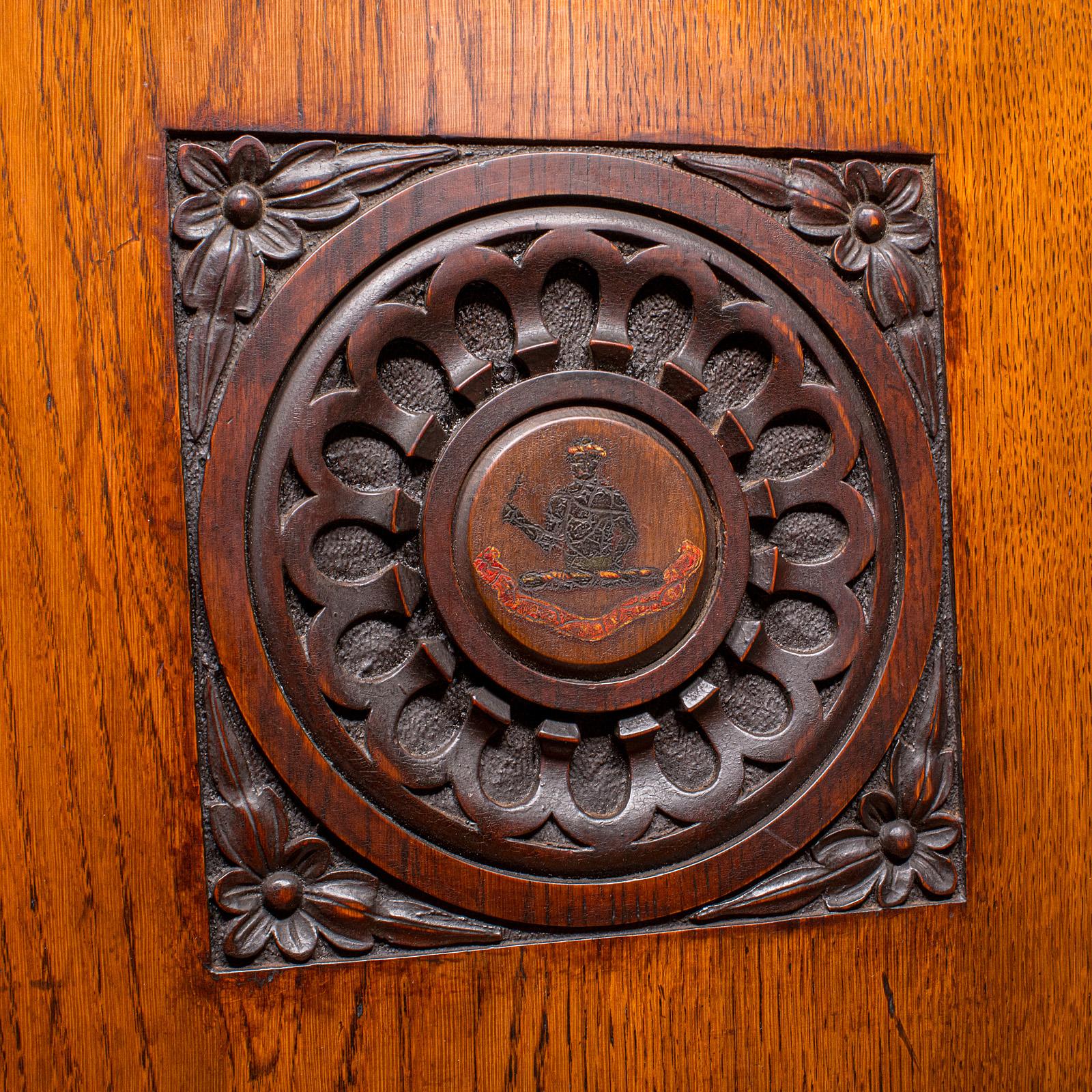 Antiker Glastonbury Stuhl, Englisch, Eiche, Ellbogensitz, Gotik, Viktorianisch im Angebot 1