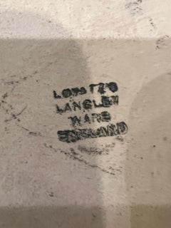 Calientapiés antiguo de cerámica esmaltada de Lovatts Langley Ware Inglaterra