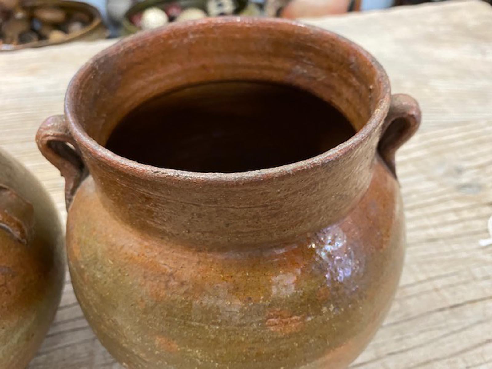 Antique Glazed Ceramic Jars 2